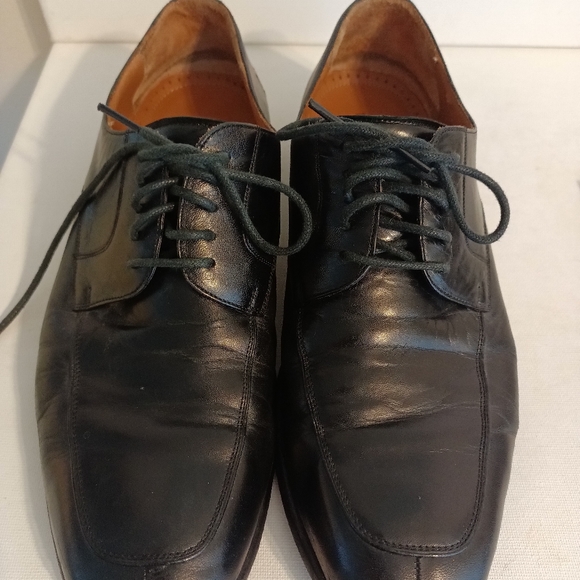 Magnanni Vintage dress Black leather men\'s loafers size 9.5 main image 5